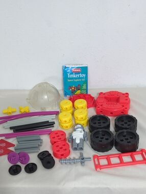 Vintage Hasbro Playskool Tinkertoy Space Explorer Set - 1995 Complete No Box